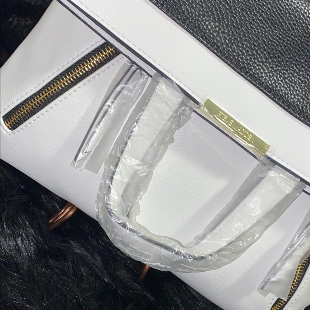 Steve Madden Black/White Foldable Crossbody